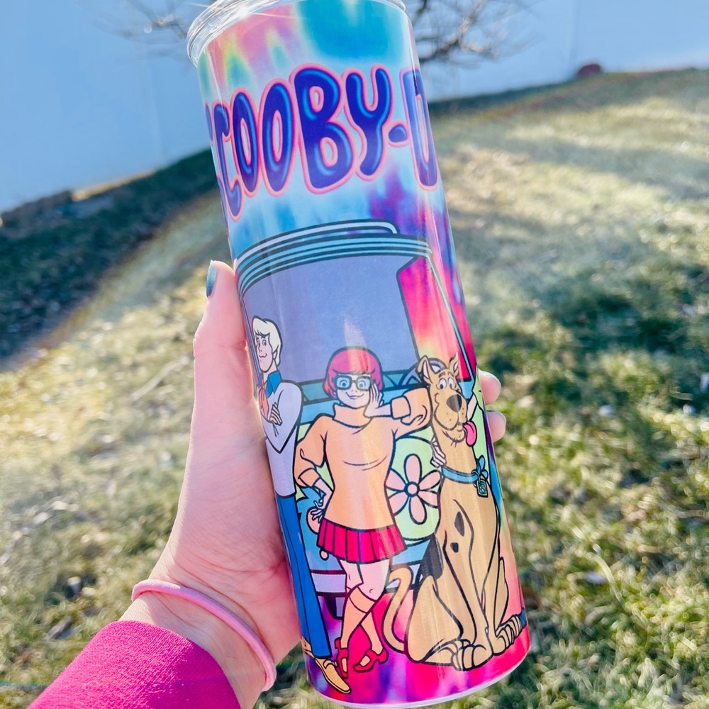 Scooby doo sublimation tumbler